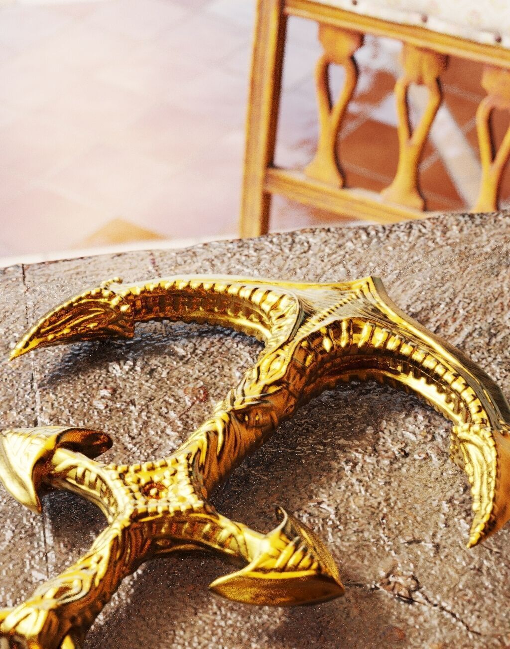 Anchor 3D print model_6