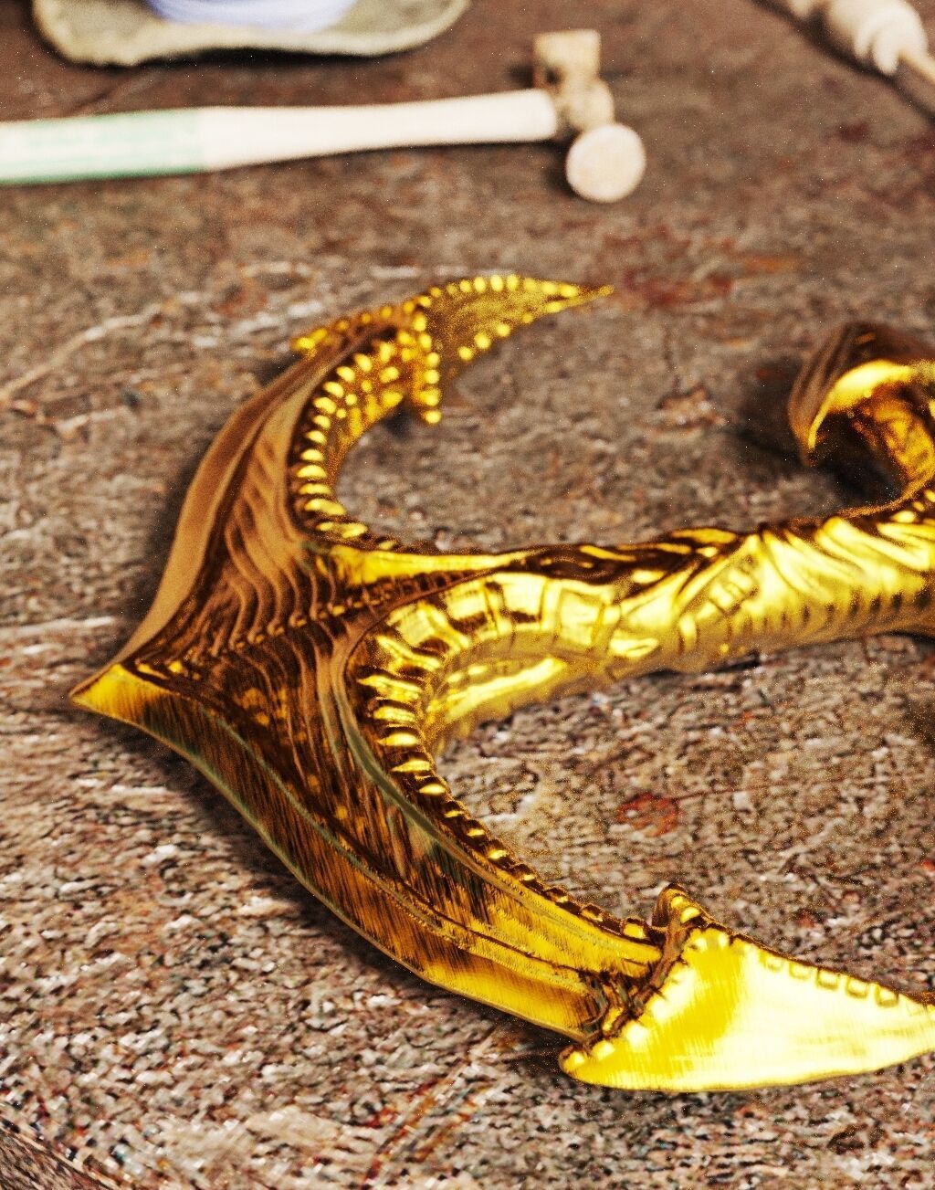 Anchor 3D print model_2