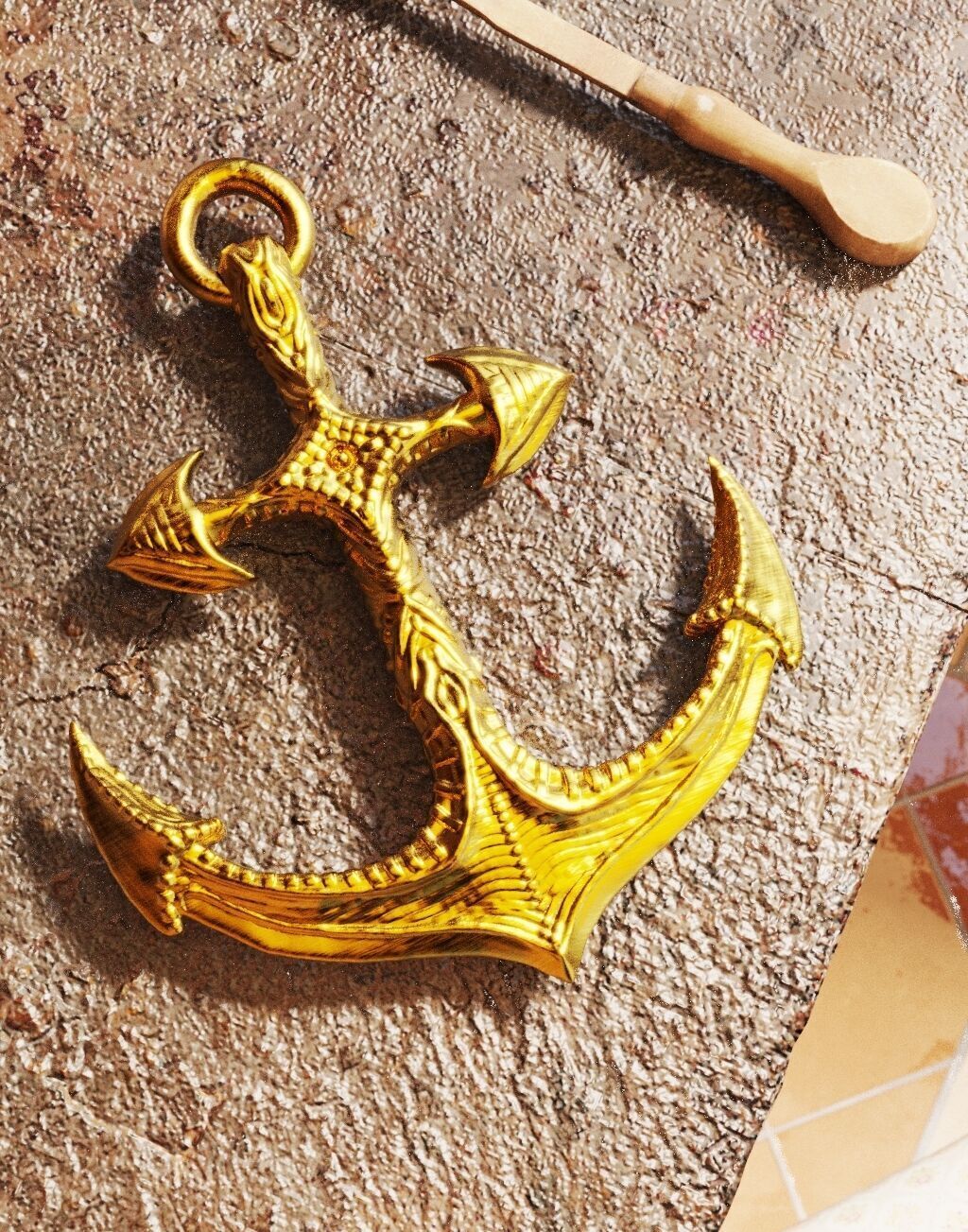Anchor 3D print model_8