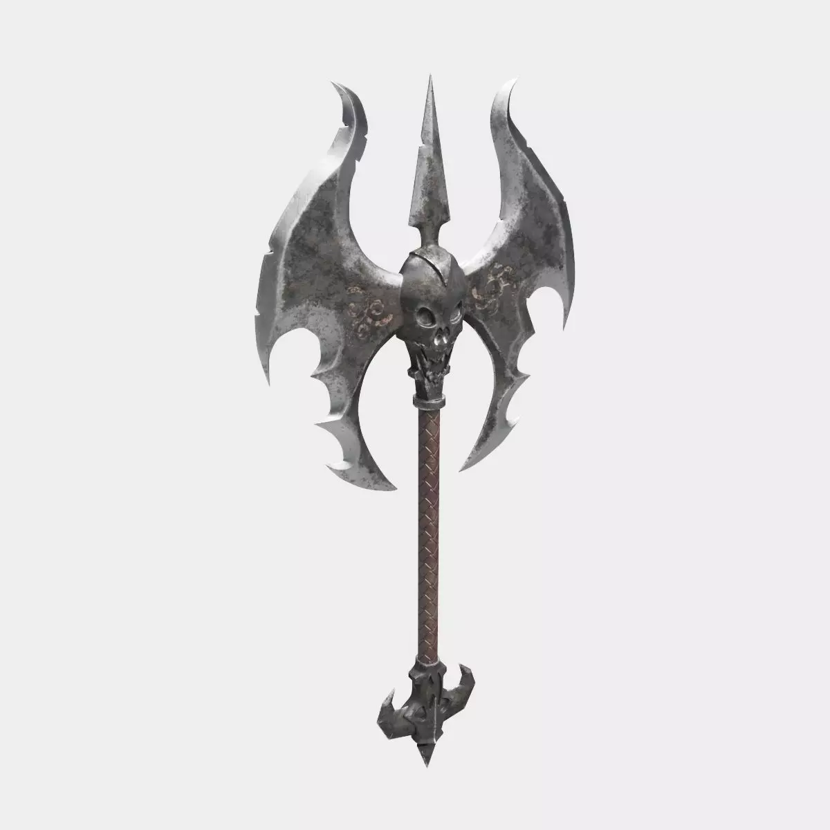 Medieval axe 3D model_0