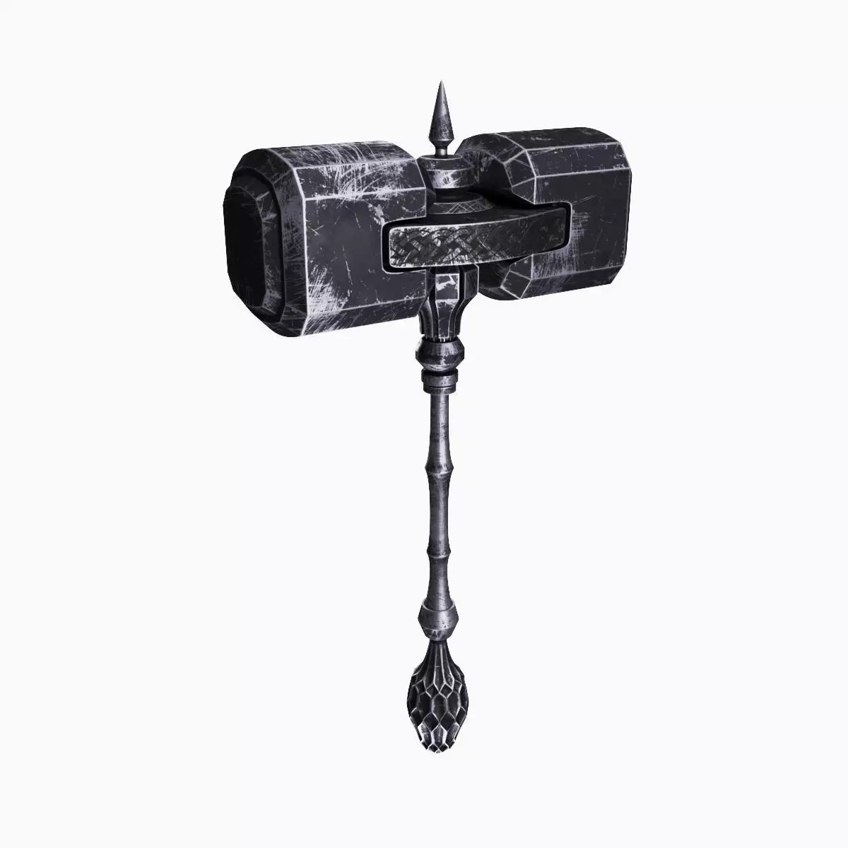 Battle hammer 3D model_0