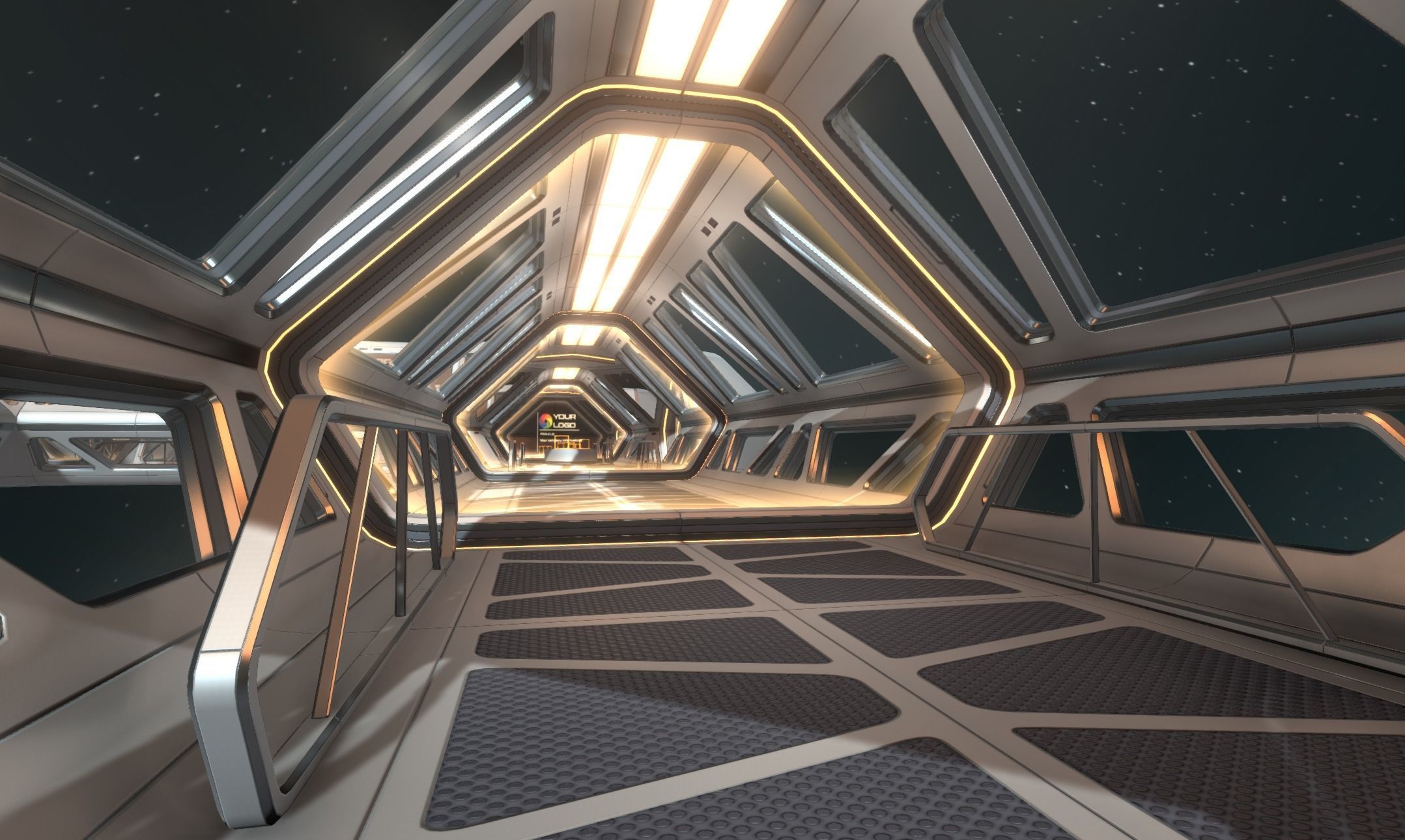 3D Showroom Level Kit Vol 7 Low-poly 3D model
