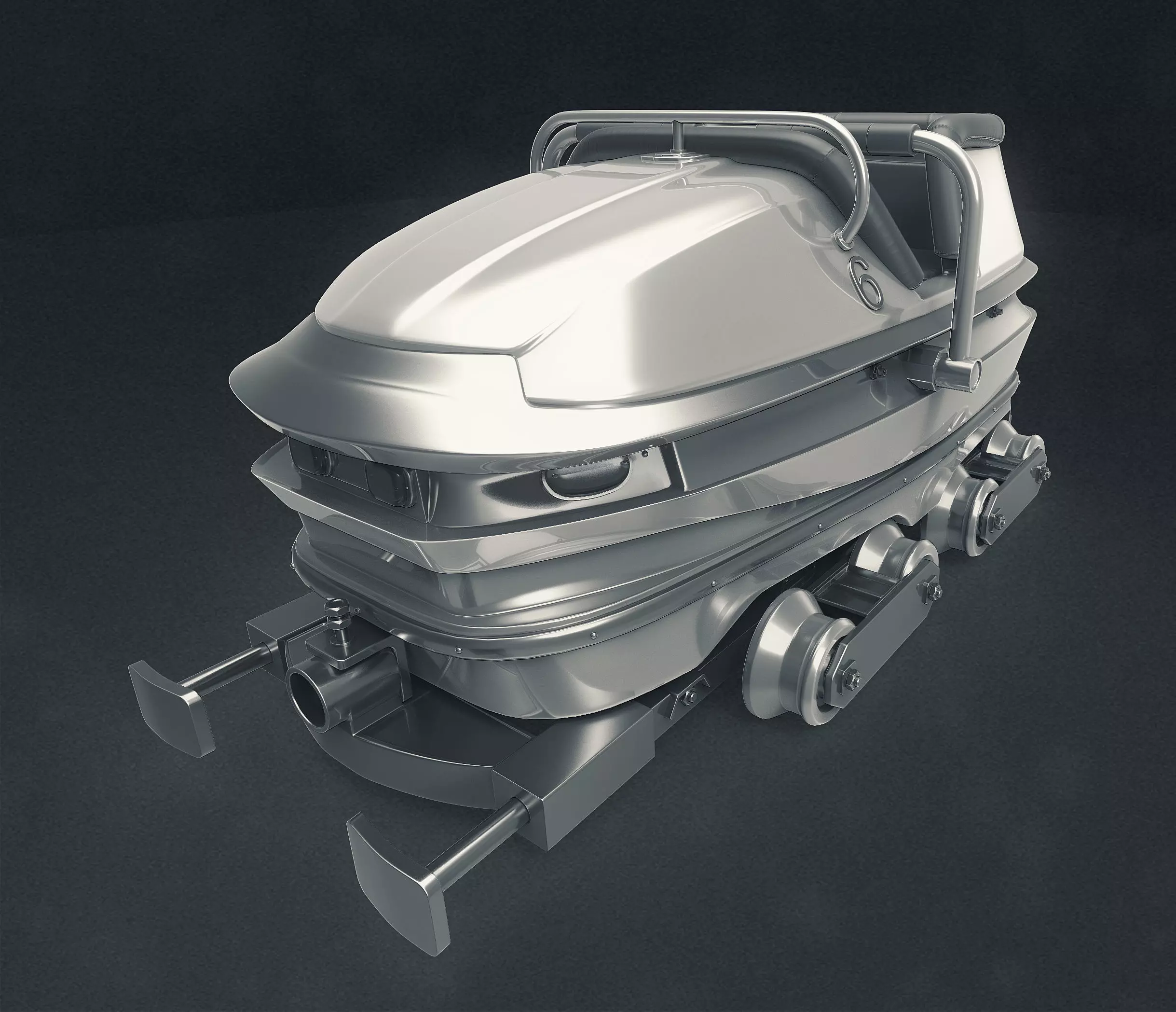 3D ROLLER COASTER CART 3D model