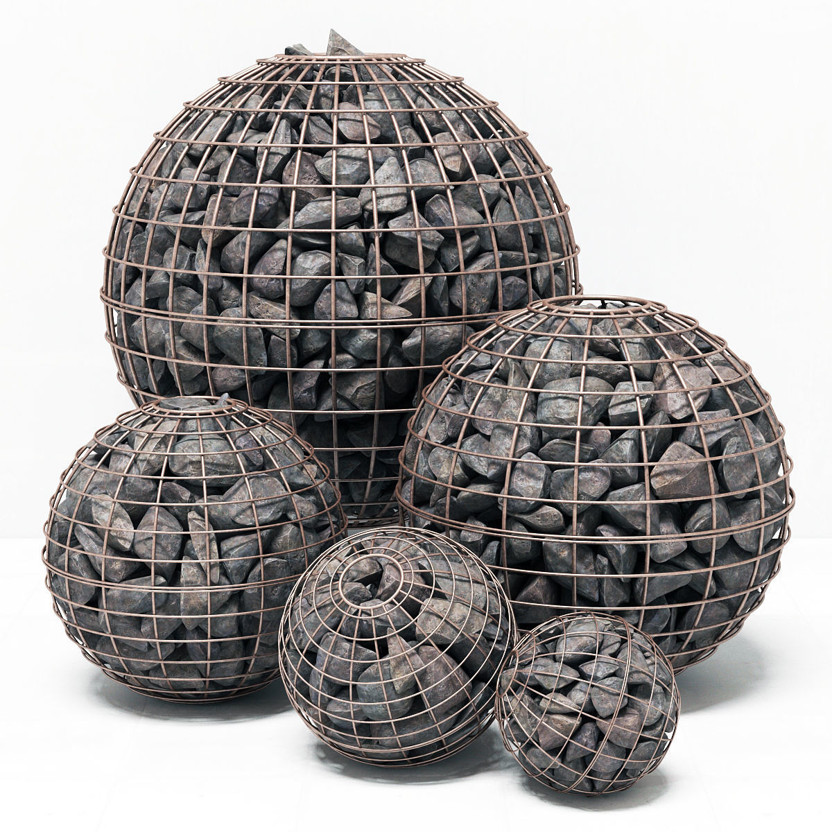 Gabion sphere form