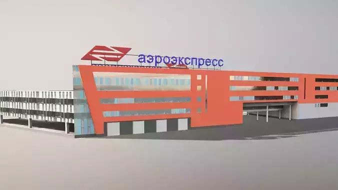 Airport Railroad Station UUEE Aeroexpress