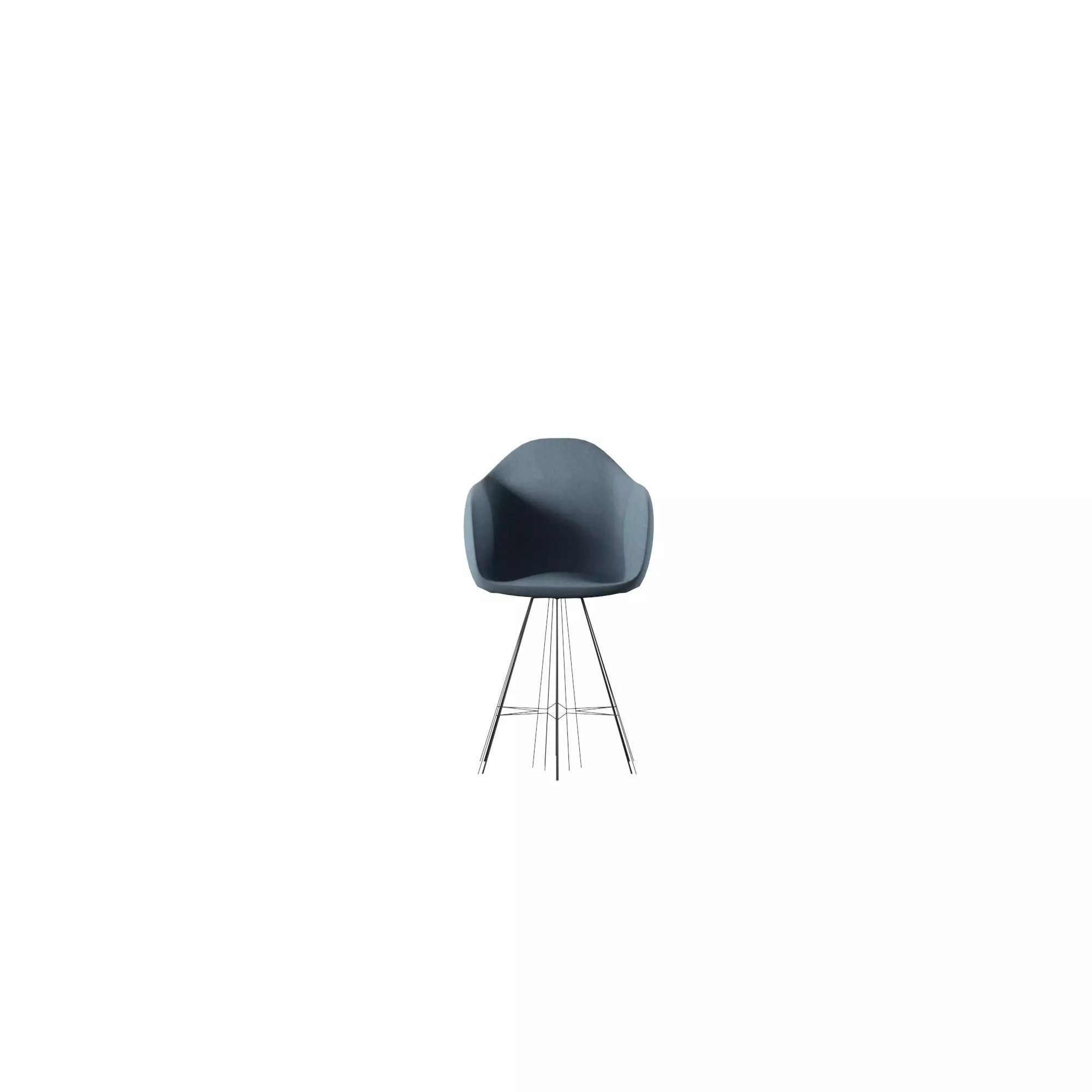 Chair designed for industrial interior spaces 3D model