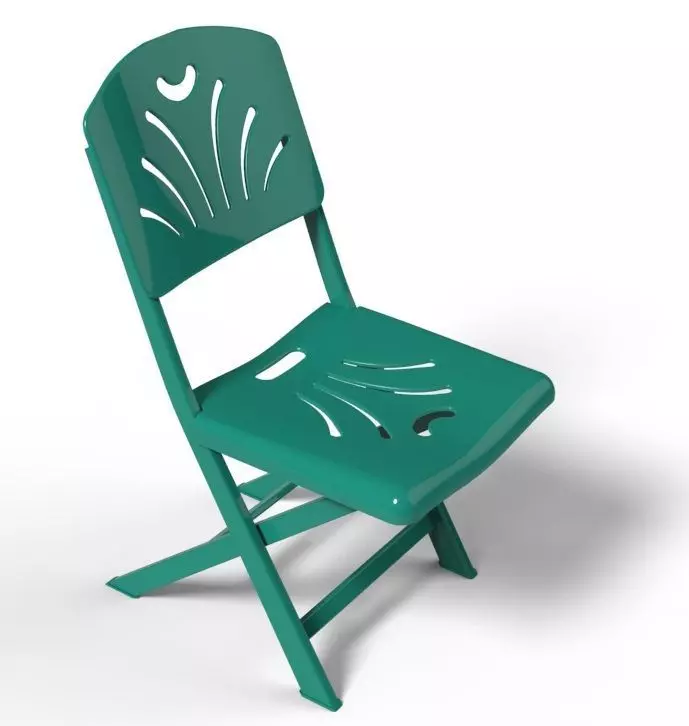 Chair folding 3D model