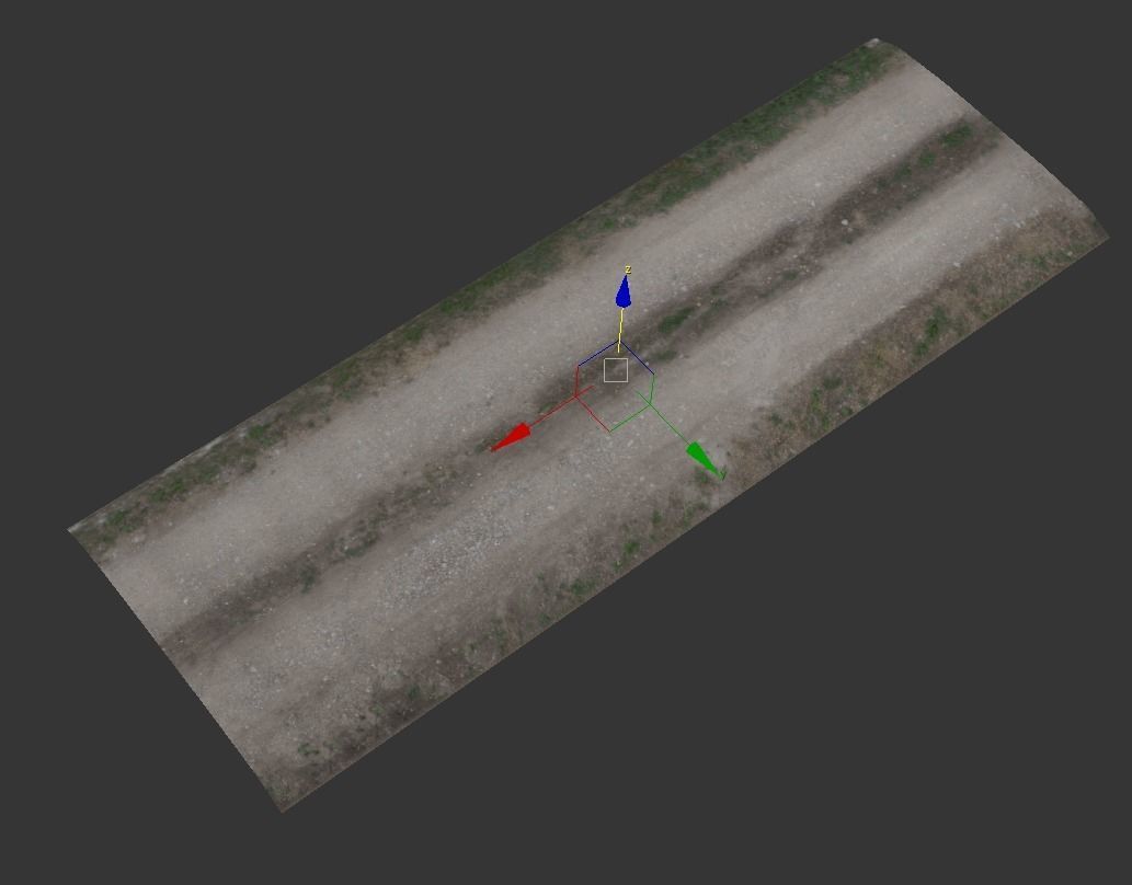 Ultra realistic Sandy Road Scan 2 3D model_5