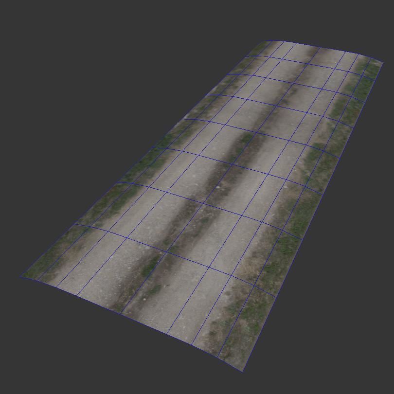 Ultra realistic Sandy Road Scan 2 3D model_11