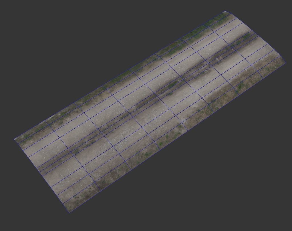Ultra realistic Sandy Road Scan 2 3D model_6