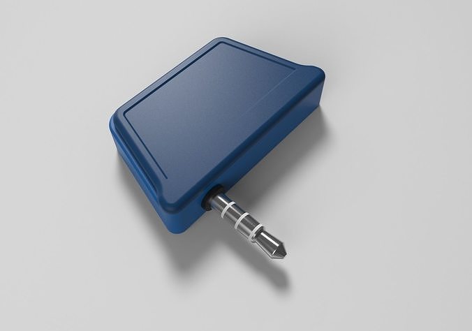 Card reader 3D model