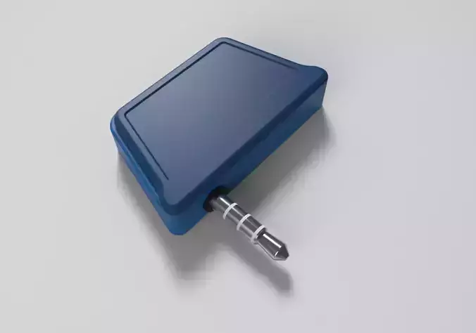 Card reader 3D model