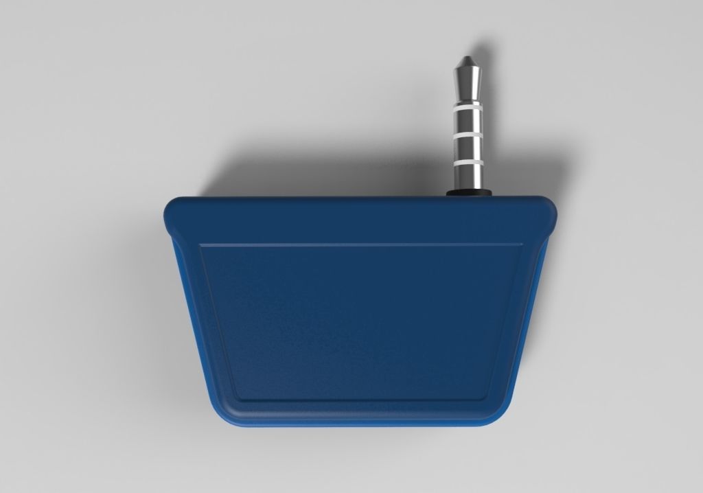 Card reader 3D model_4