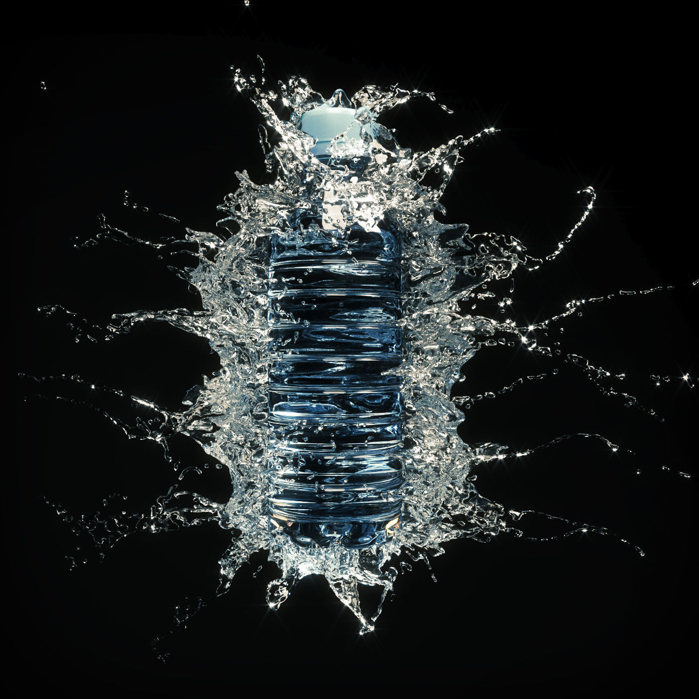 Water Splash Bottle 1