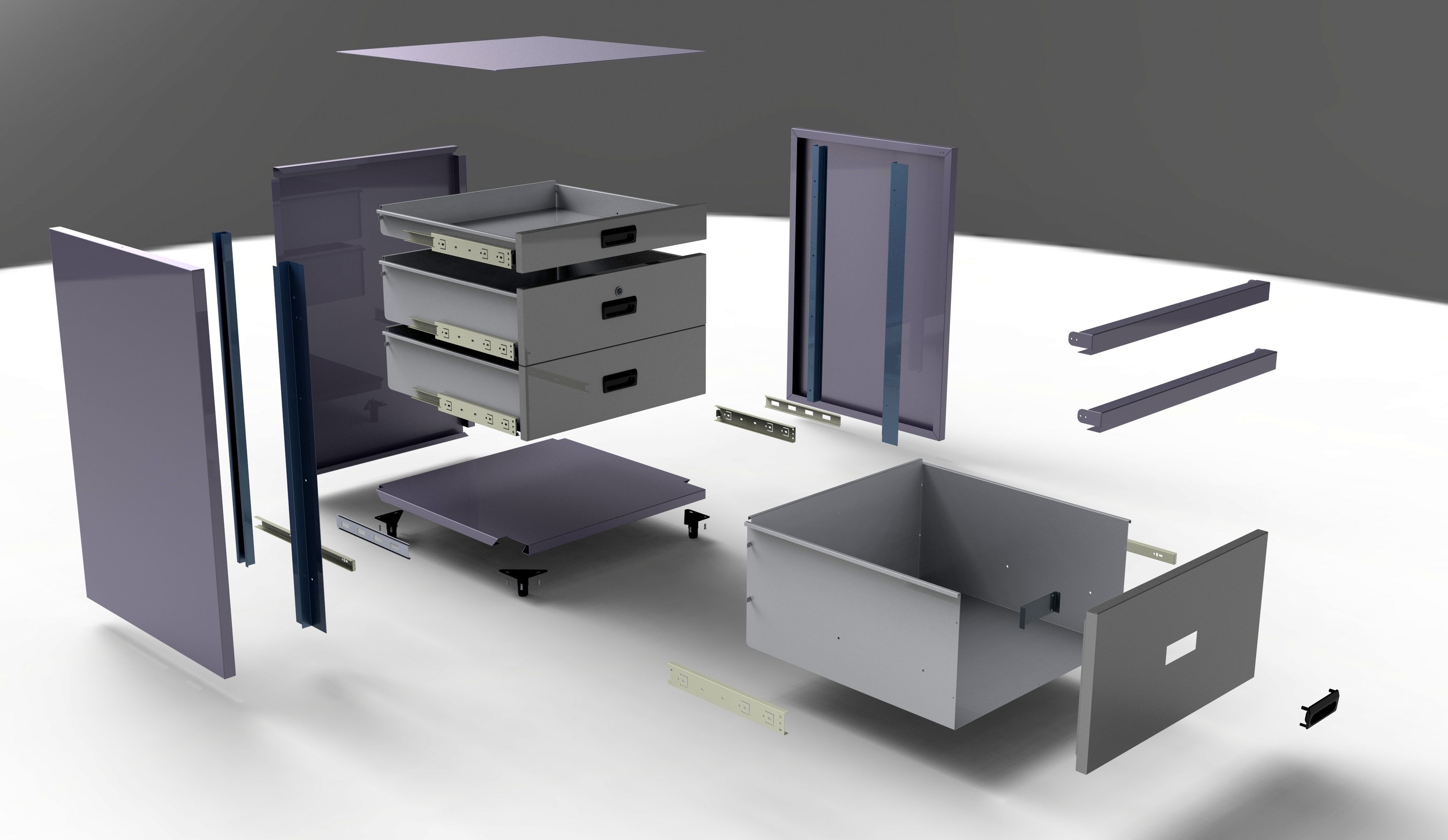 File cabinet 3D model_7