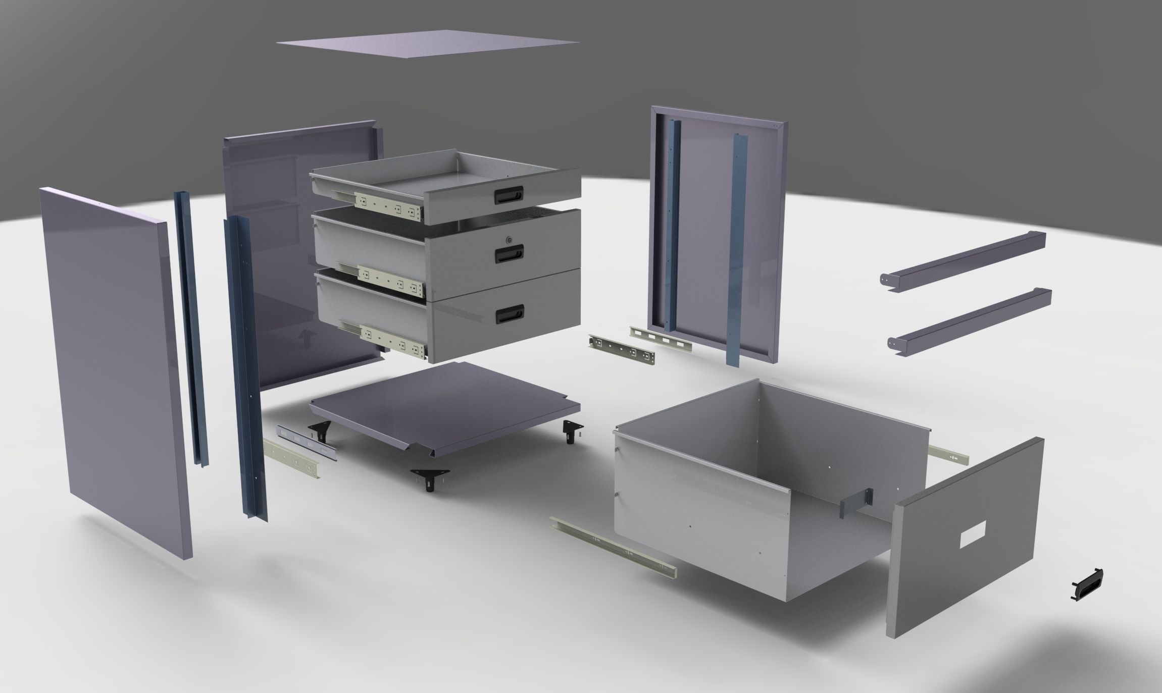 File cabinet 3D model_8