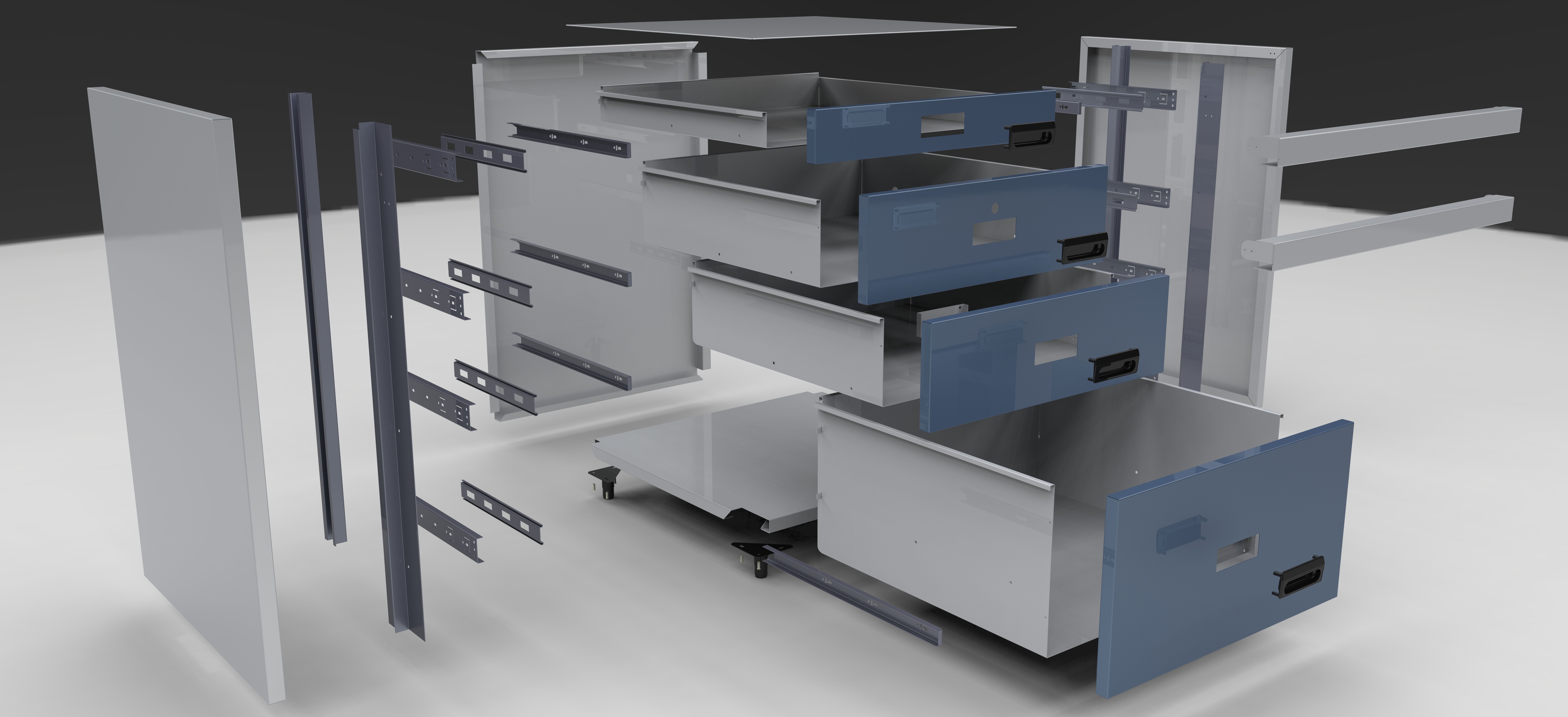 File cabinet 3D model_3