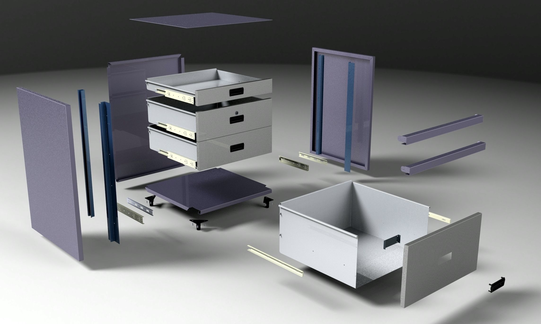 File cabinet 3D model_9