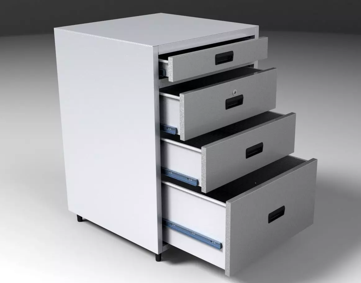 File cabinet 3D model_0