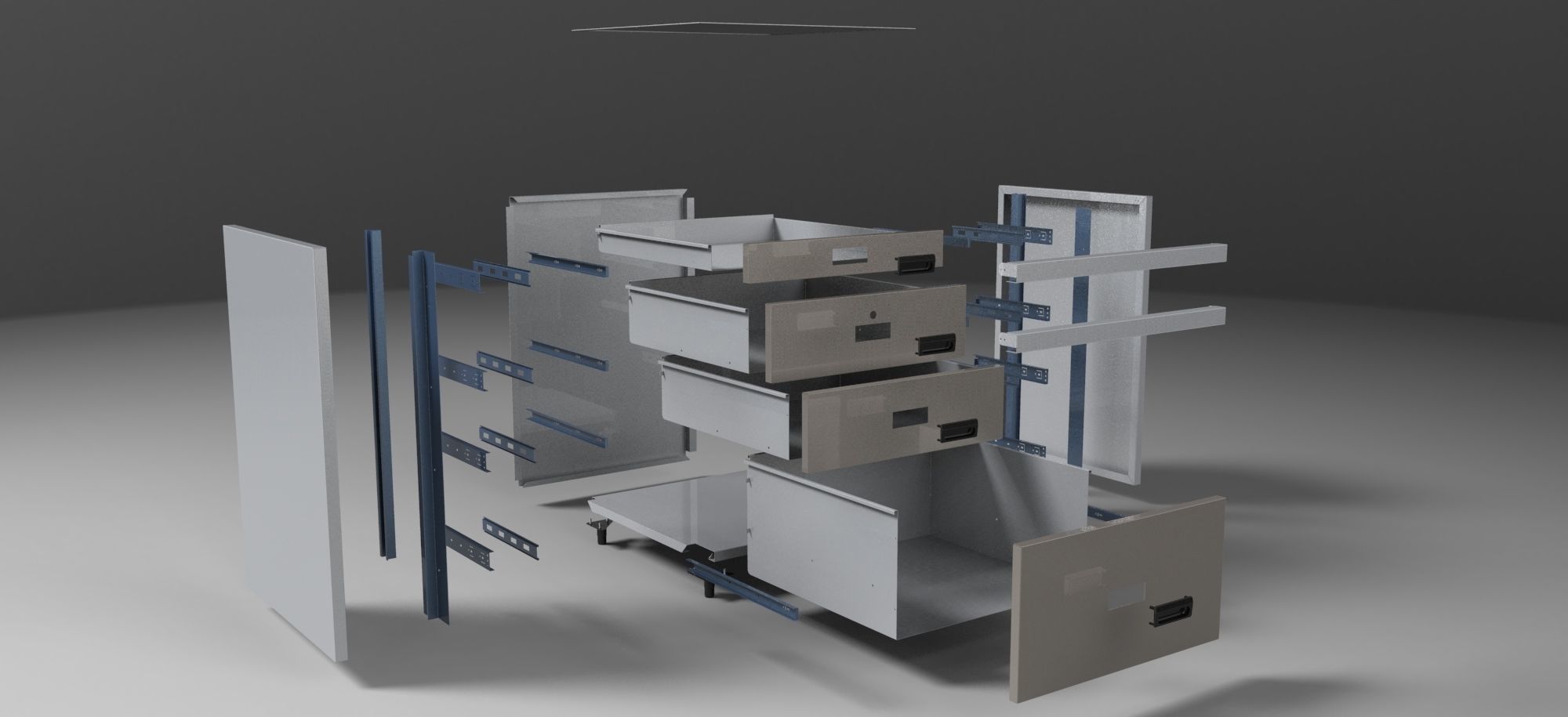 File cabinet 3D model_5