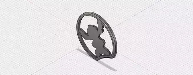 Mickey Mouse Headband Ear with Stitch like Insert V5 3D print model
