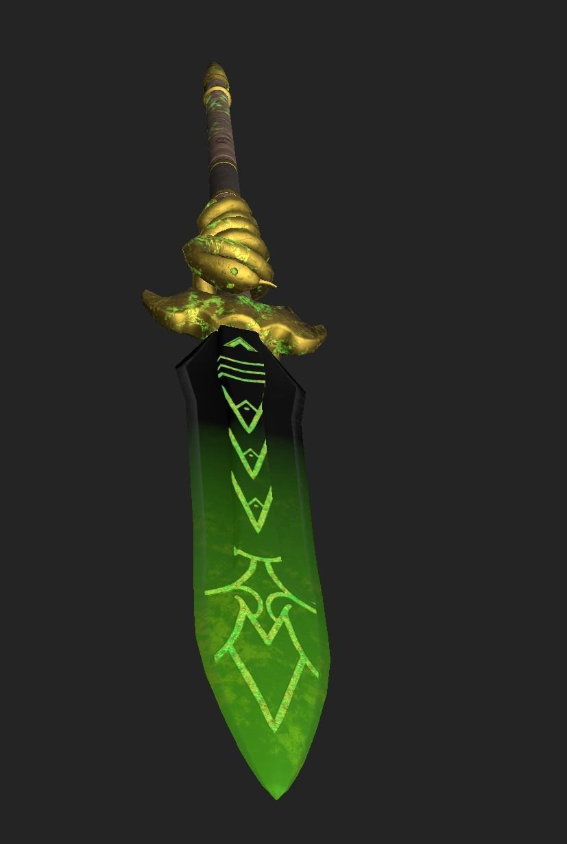 Hermes Spear - Assassins Creed Low-poly 3D model_4