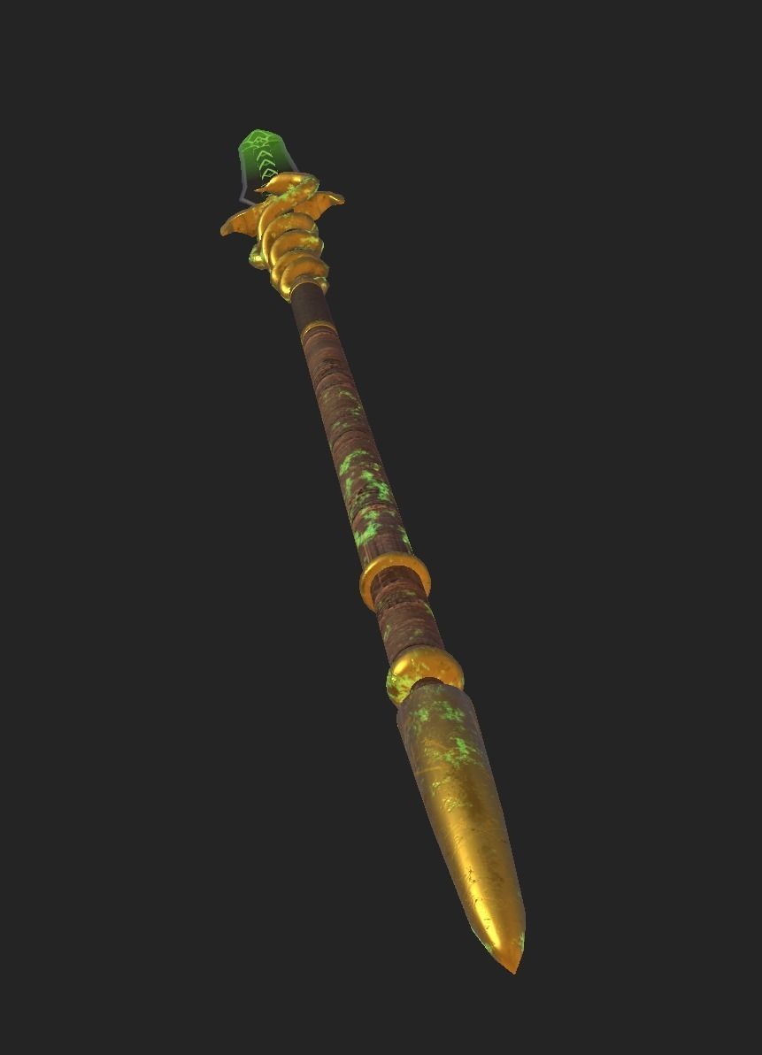 Hermes Spear - Assassins Creed Low-poly 3D model_5