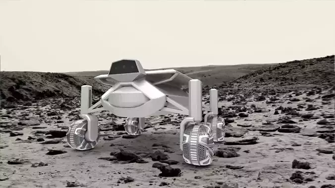 Moon Robot 3D model