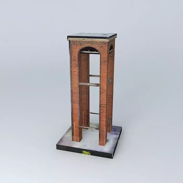 Bell tower Free 3D model_0