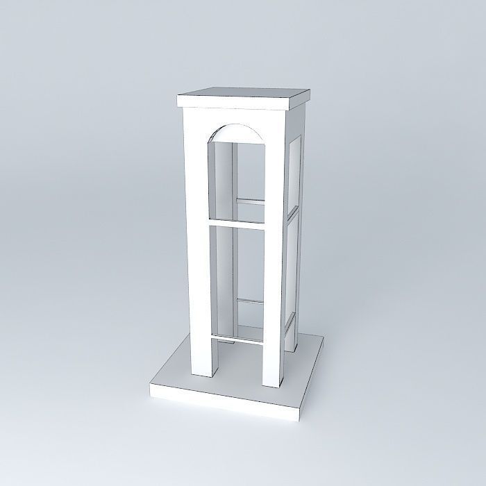 Bell tower Free 3D model_3