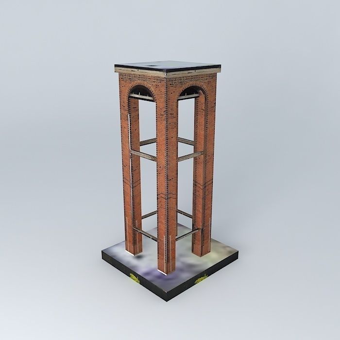 Bell tower Free 3D model_2