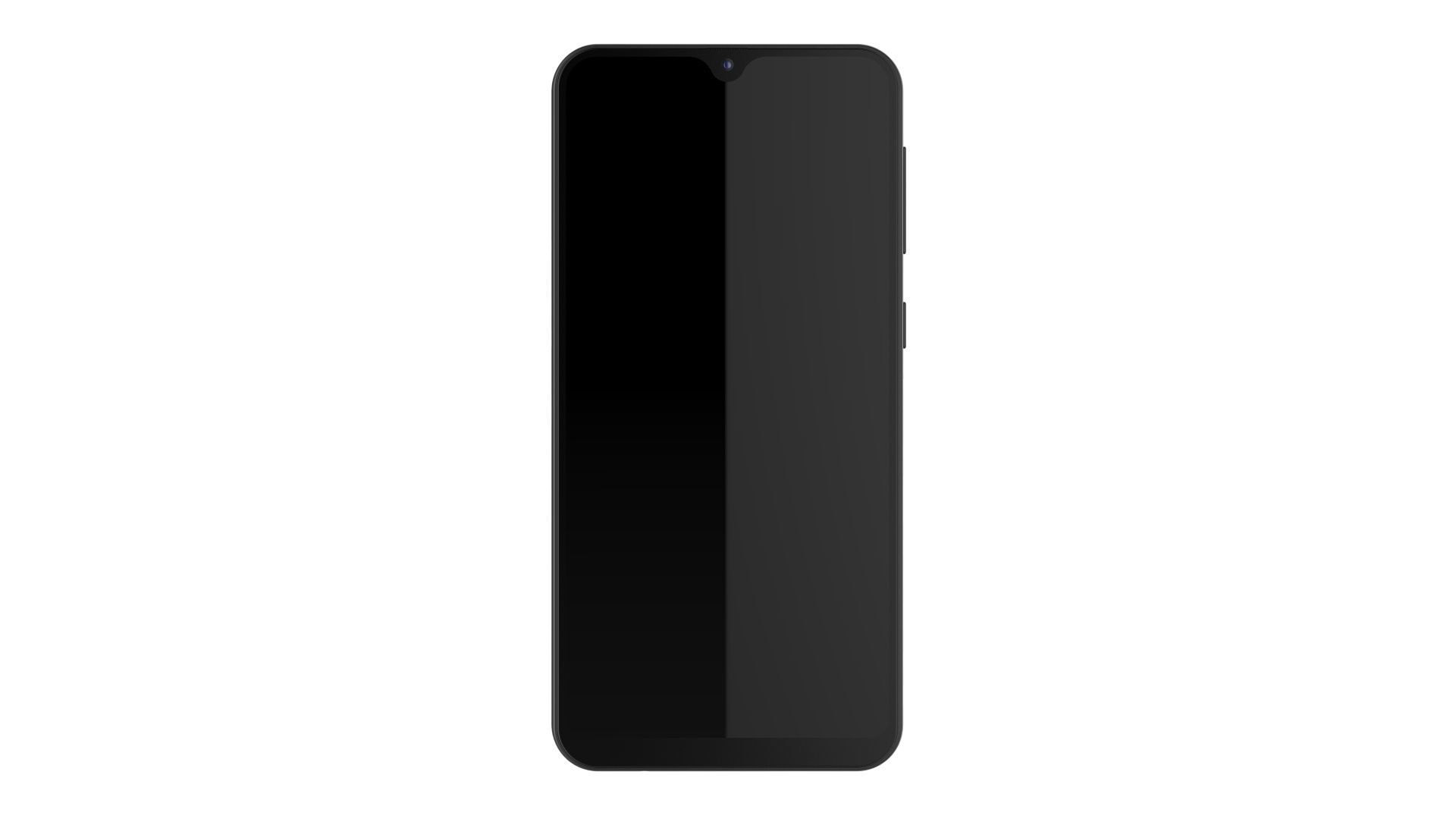 Samsung Galaxy A10 Black 3D model_1