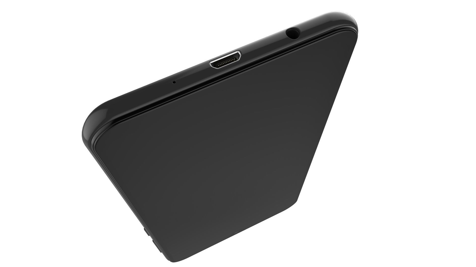 Samsung Galaxy A10 Black 3D model_15