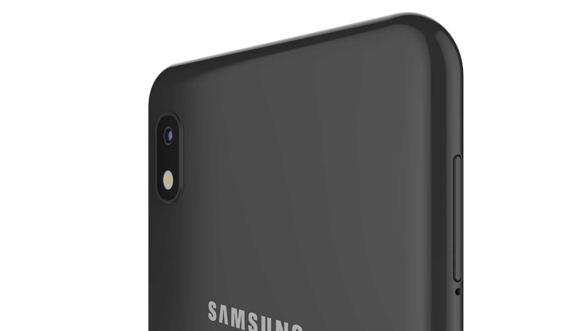 Samsung Galaxy A10 Black 3D model_11