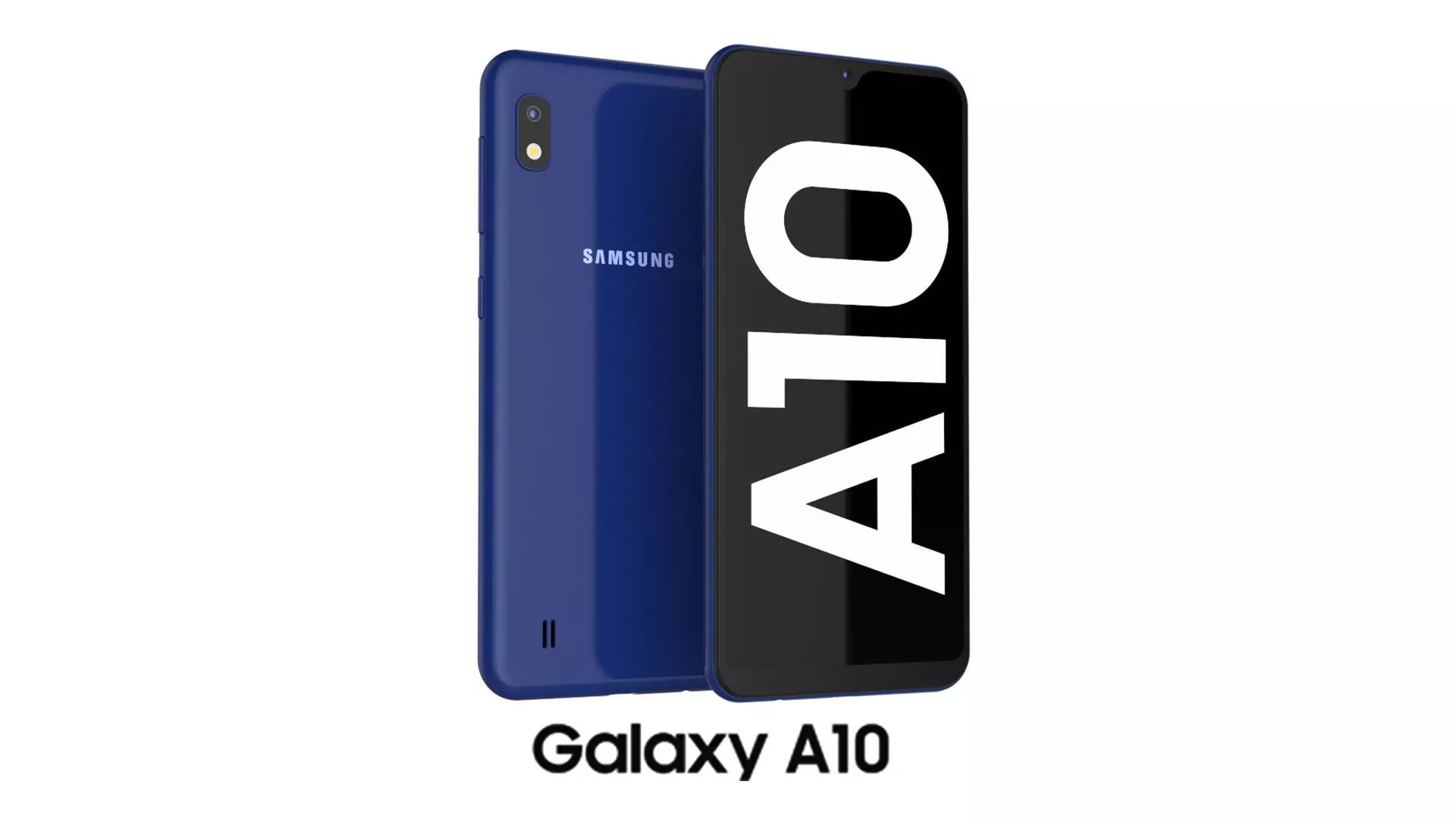 Samsung Galaxy A10 Blue 3D model