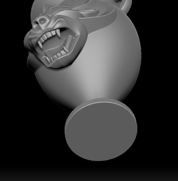 lion cup 3d print Free 3D print model_12