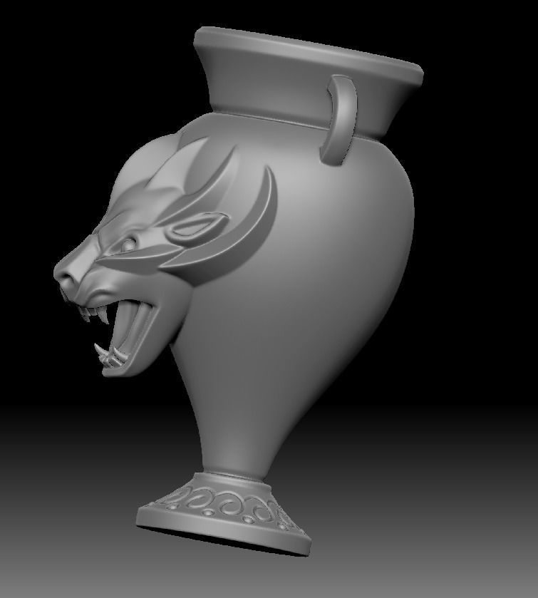 lion cup 3d print Free 3D print model_11