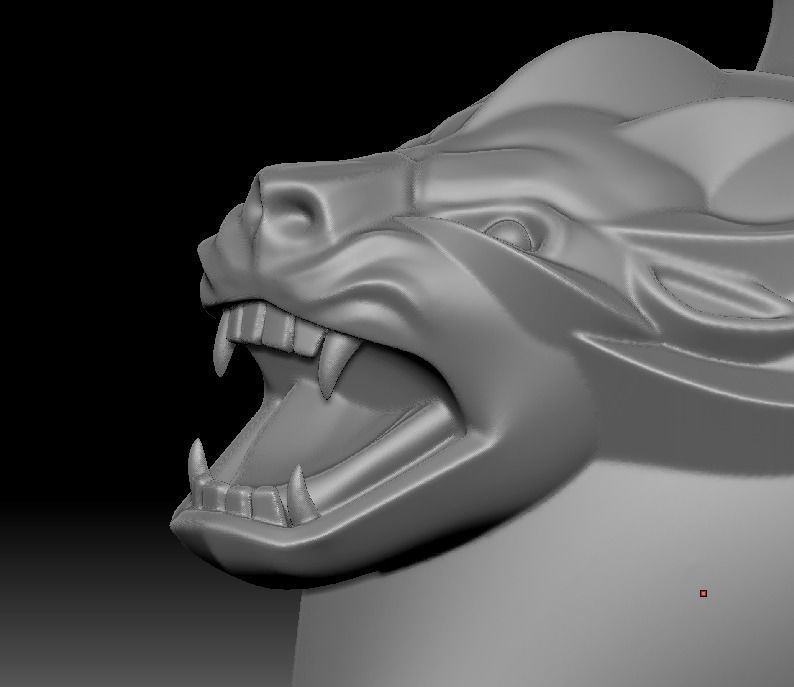 lion cup 3d print Free 3D print model_8