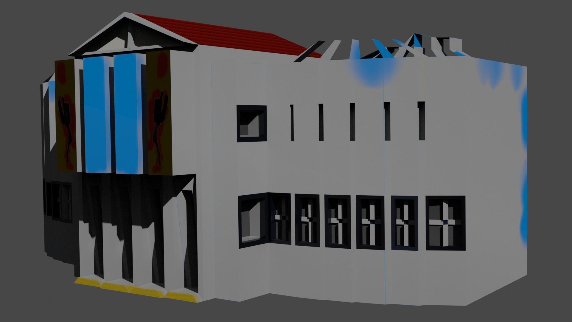 The idea of a Russian Palace Free low-poly 3D model_4