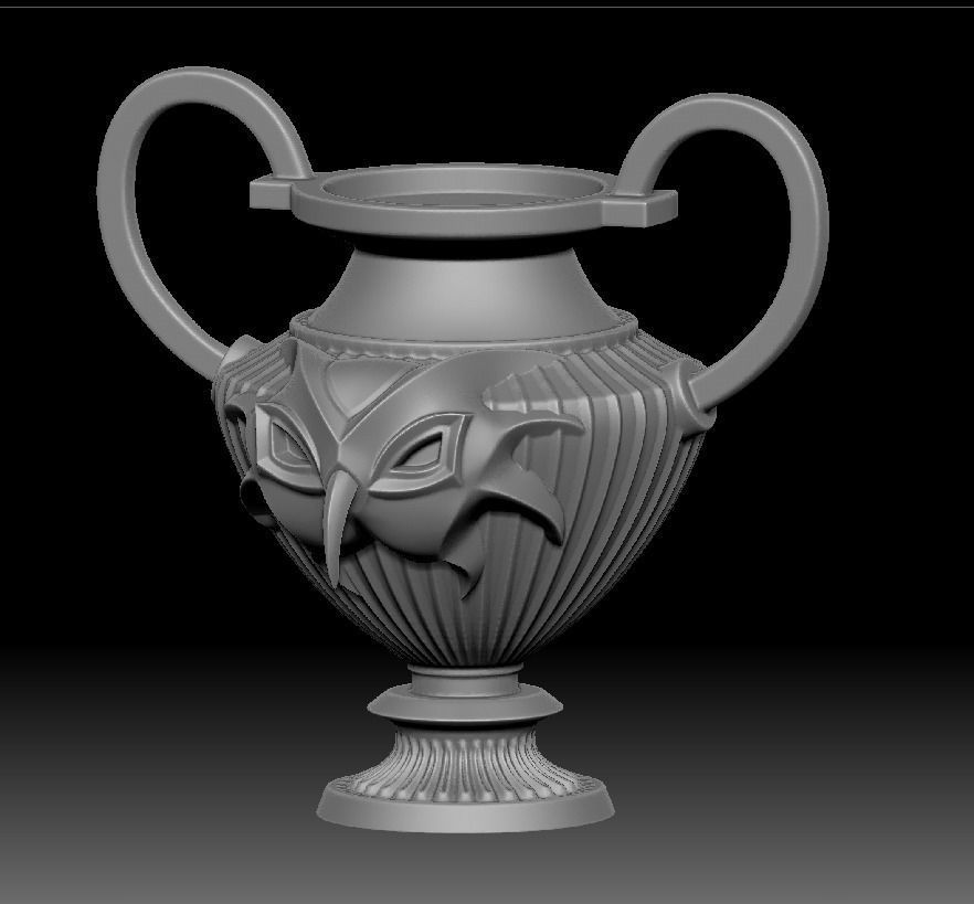 owl cup 3d print Free 3D print model_8