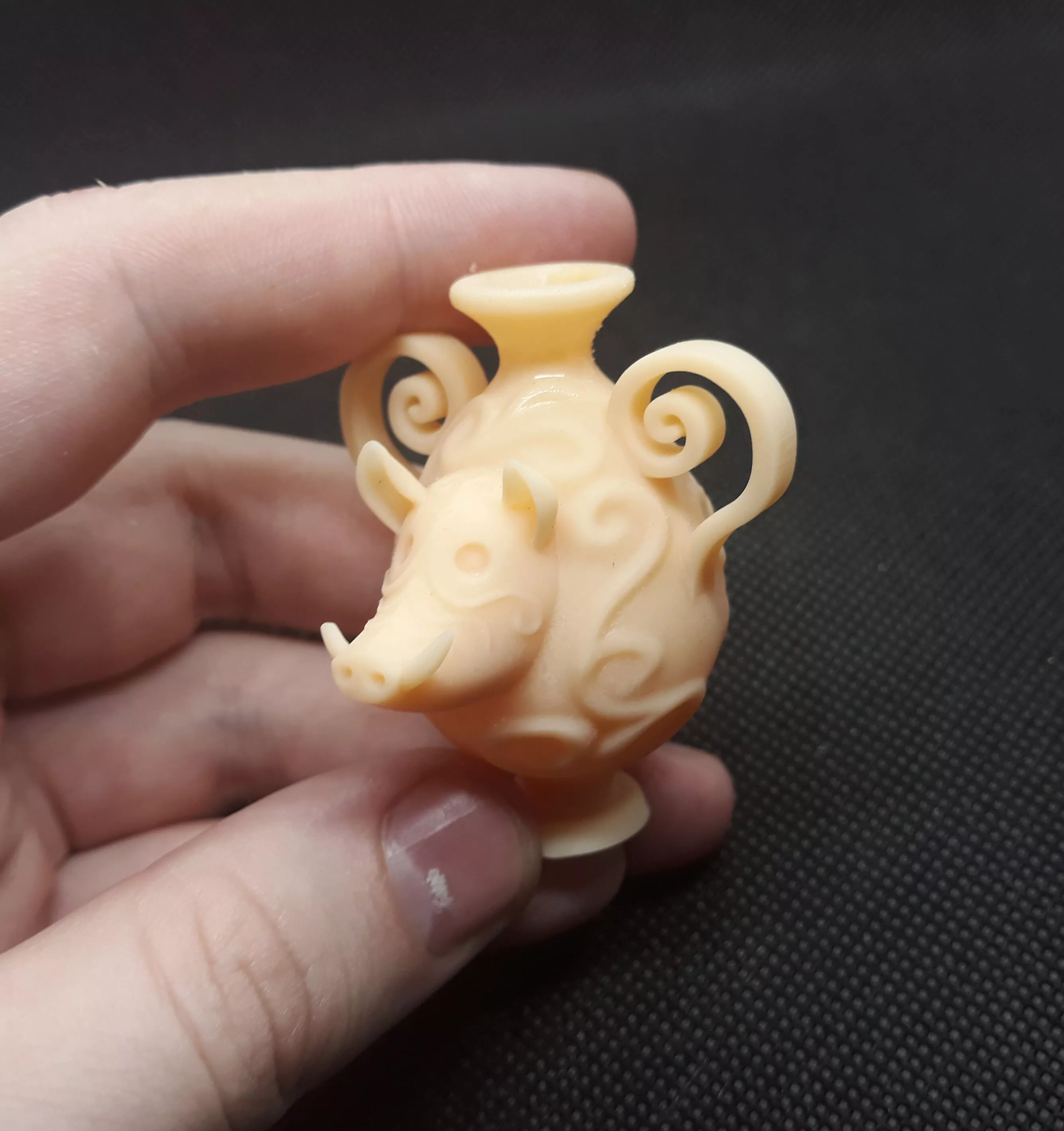 boar cup 3d print Free 3D print model