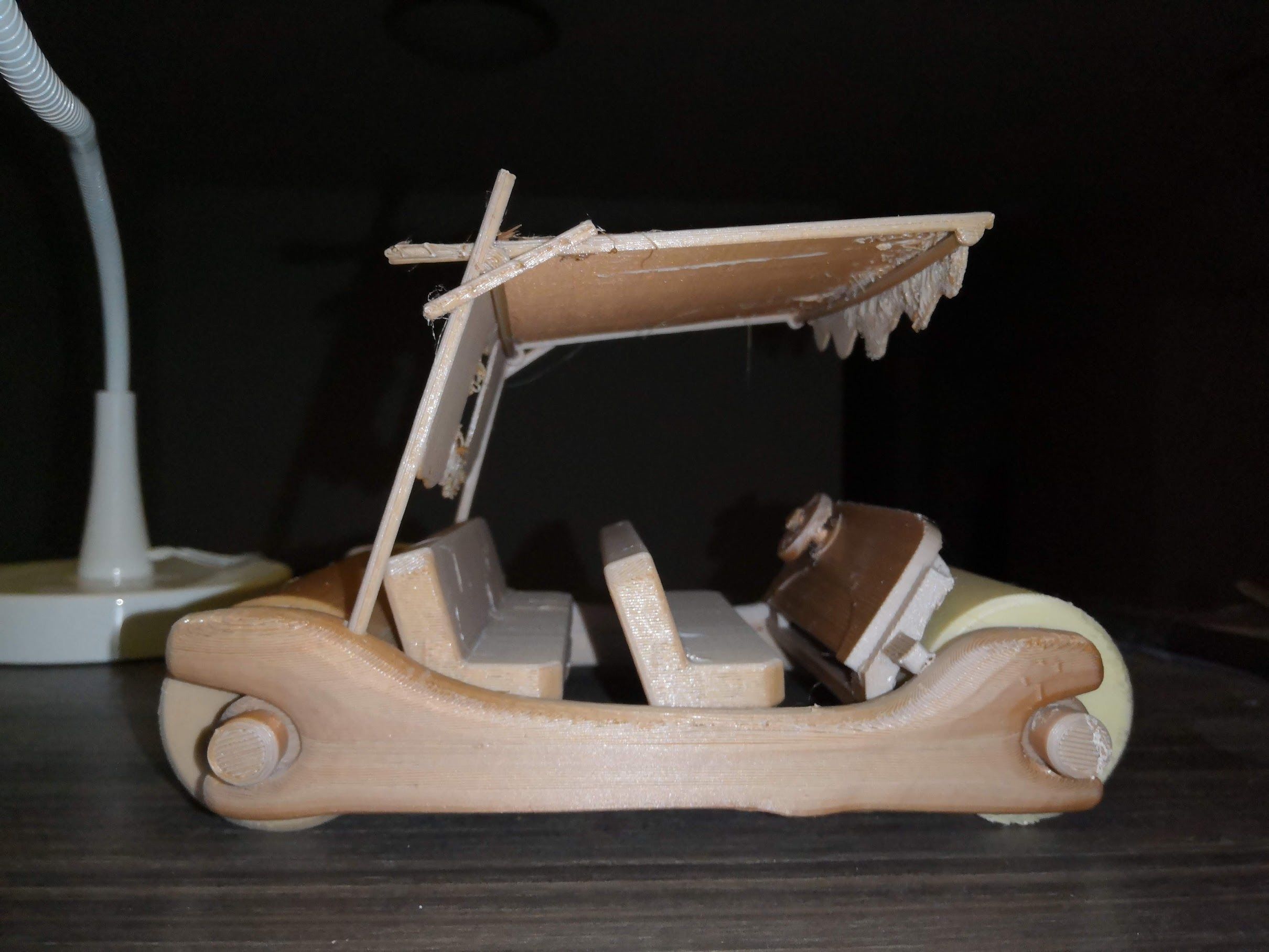 Flintstone Car Free 3D print model_1