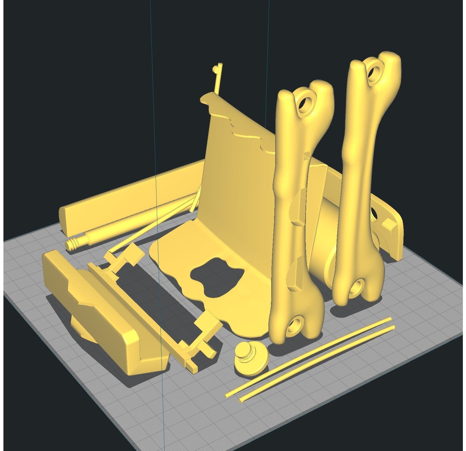 Flintstone Car Free 3D print model_4