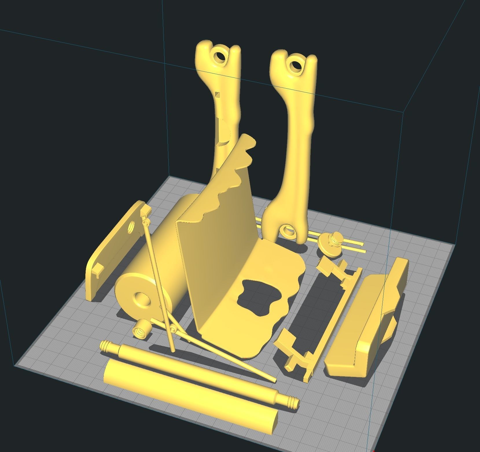 Flintstone Car Free 3D print model_3