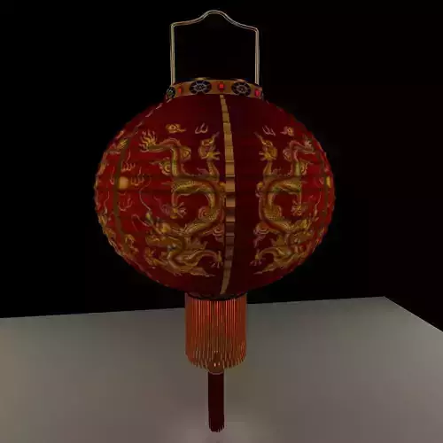Chinese Red Lantern 3D model