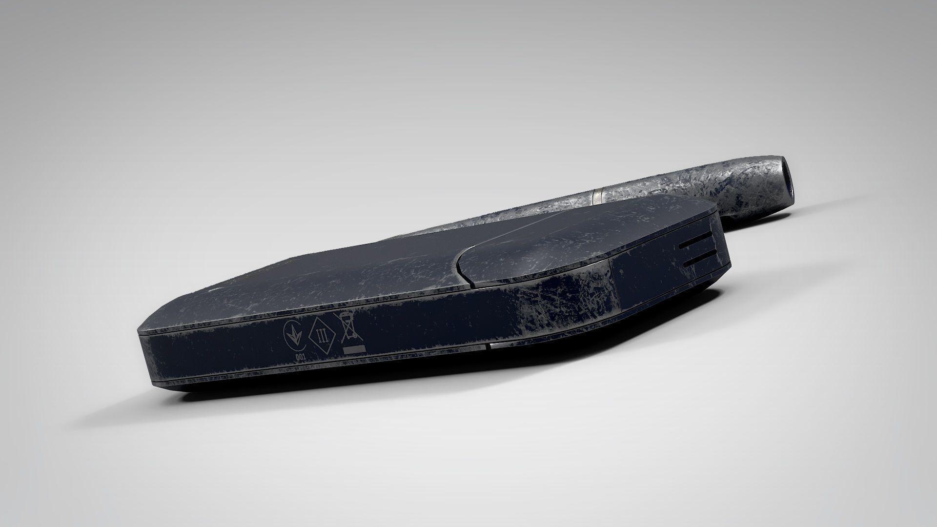 IQOS Painted Grungy PBR Low-poly 3D model_5