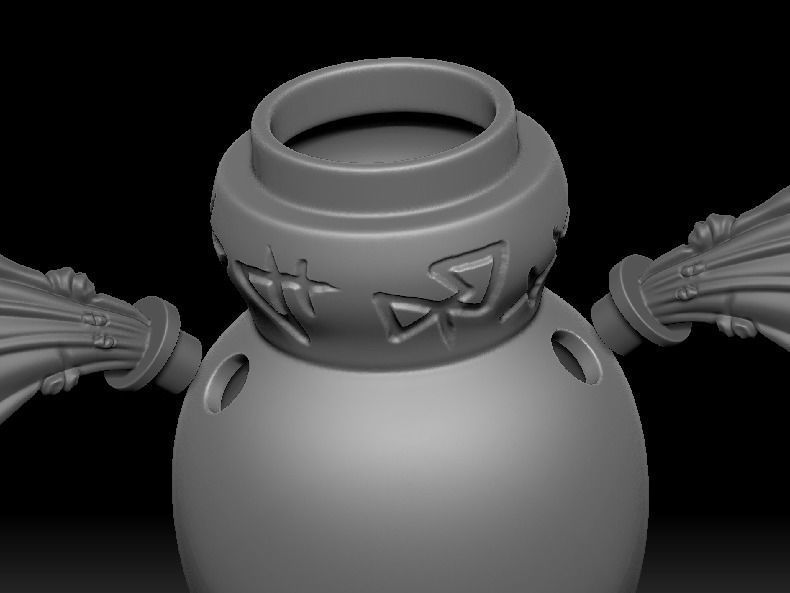 gargoyle urn 3d print Free 3D print model_27