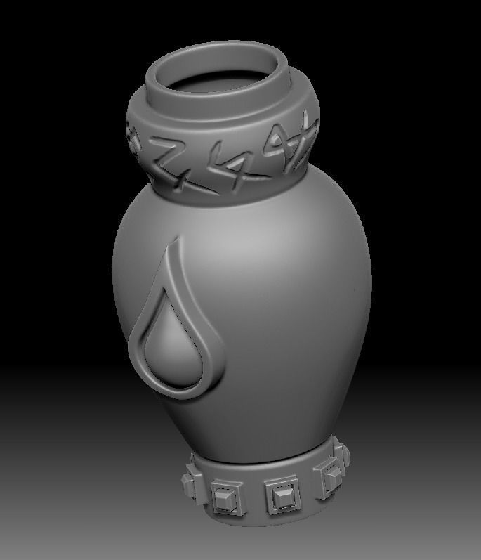 gargoyle urn 3d print Free 3D print model_13