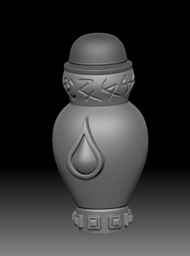 gargoyle urn 3d print Free 3D print model_11