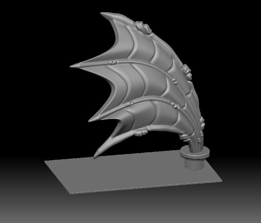 gargoyle urn 3d print Free 3D print model_25